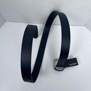 NWT OOBE Black Unisex Barton Genuine Leather Belt Size M; Accessories, Casual